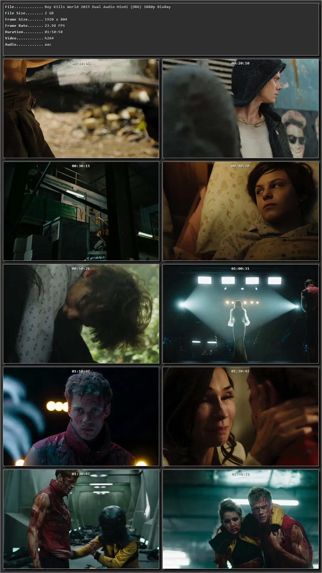 Boy Kills World 2023 Hindi Dual Audio HDRip 1080p – 720p – 480p