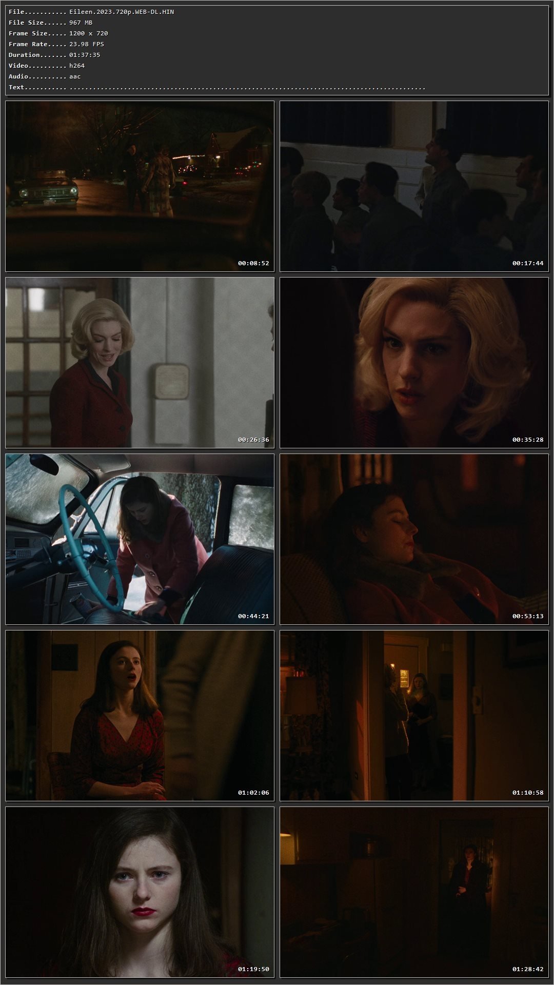 Eileen (2023) Hindi Dual Audio HDRip 1080p – 720p – 480p