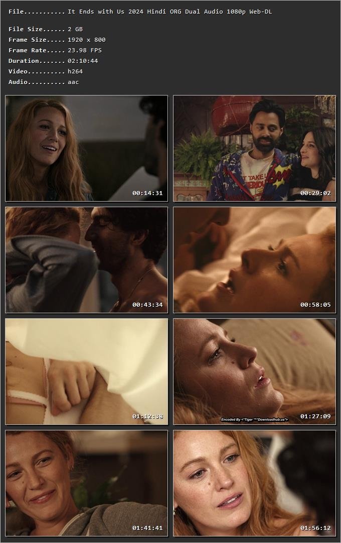 It Ends with Us 2024 Dual Audio Hindi HDRip 720p – 480p – 1080p