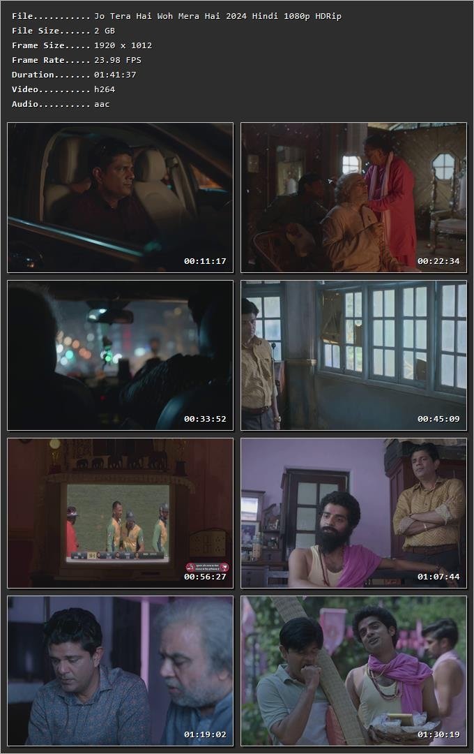 Jo Tera Hai Woh Mera Hai (2024) Hindi HDRip 720p – 480p – 1080p