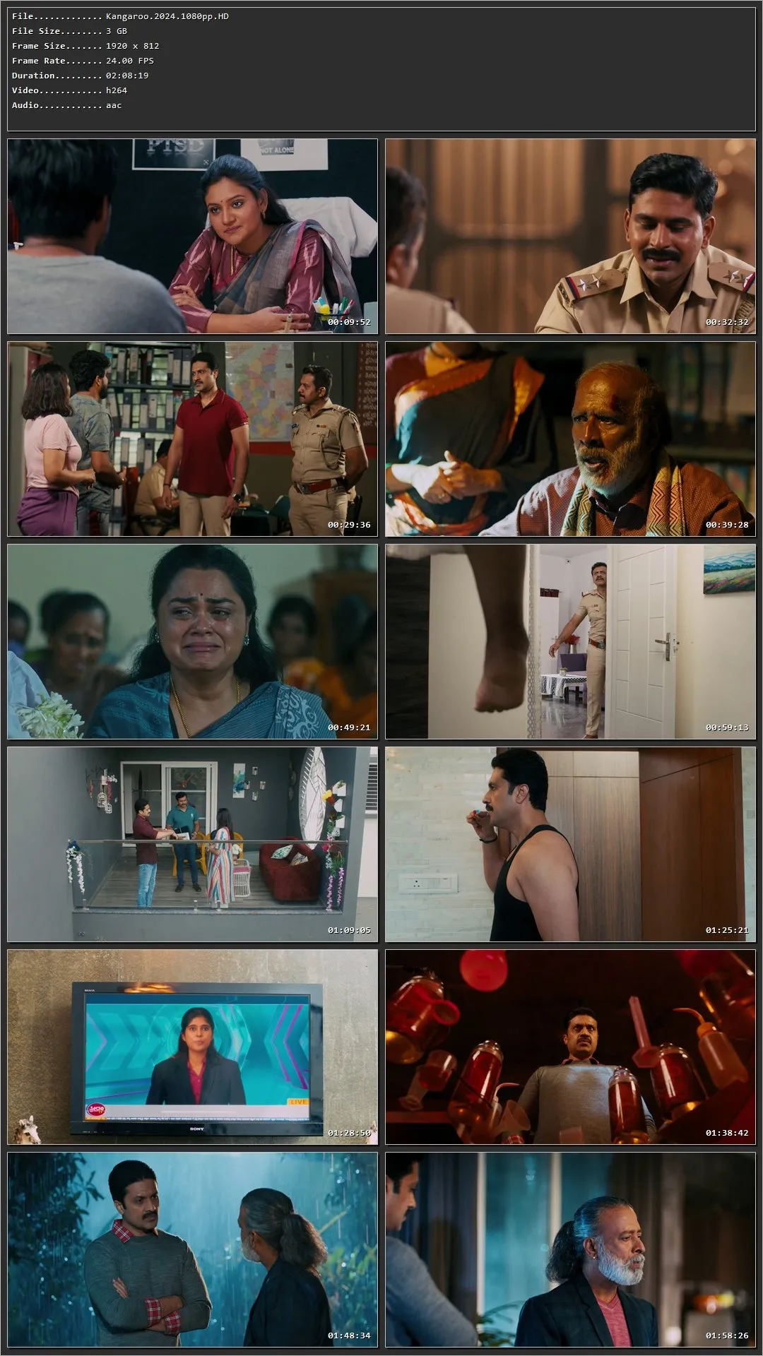Kangaroo (2024) (Hindi – Kannada) HDRip 720p – 480p – 1080p