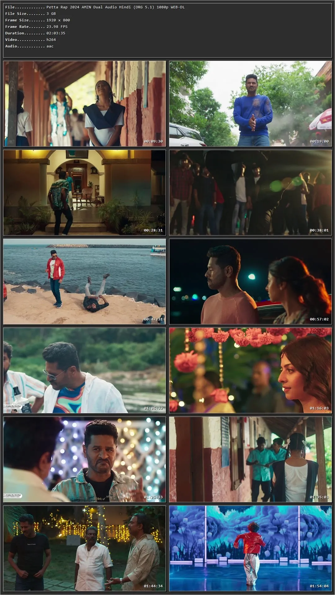 Petta Rap 2024 Hindi Dual Audio HDRip 1080p – 720p – 480p