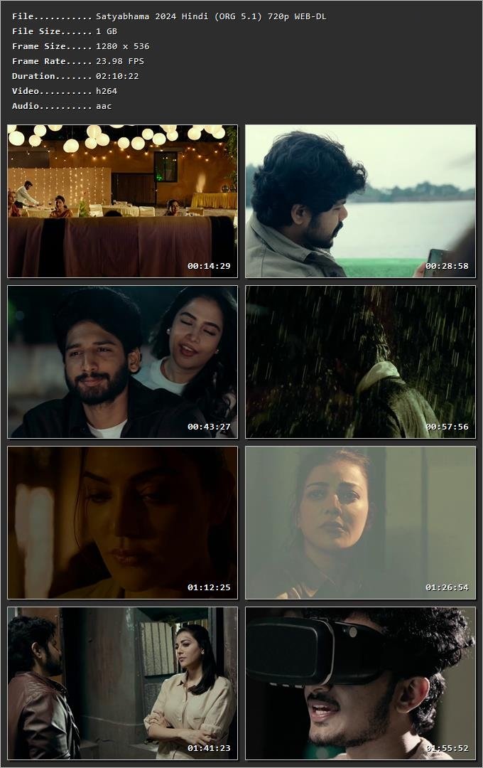 Satyabhama 2024 Hindi HDRip 720p – 480p – 1080p