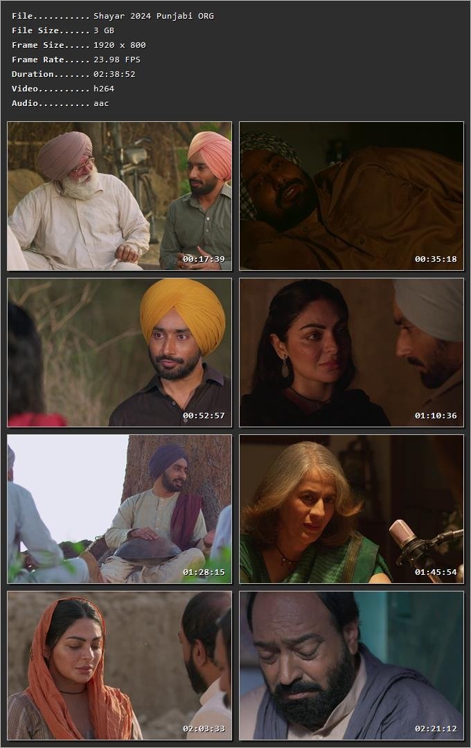 Shayar 2024 Punjabi HDRip 720p – 480p – 1080p