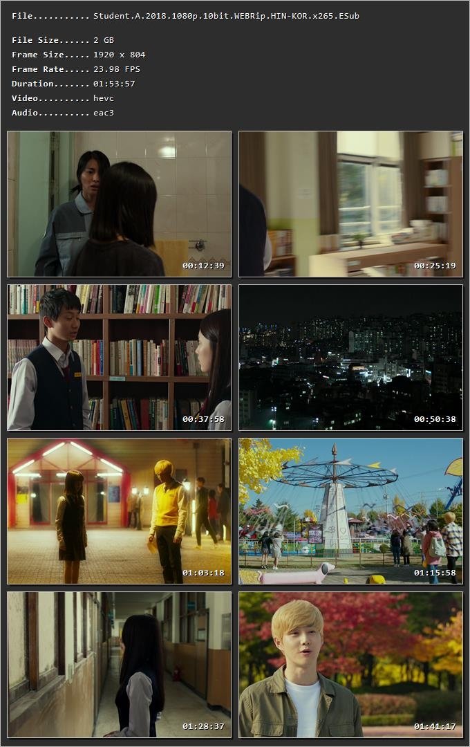 Student A (2018) Hindi Dual Audio HDRip 1080p – 720p – 480p