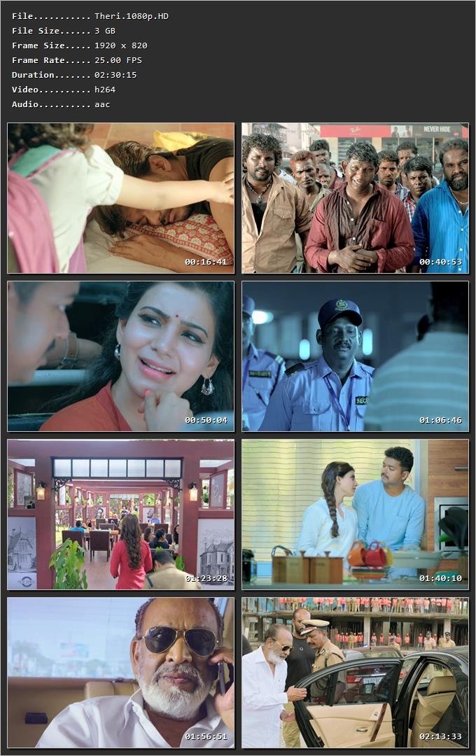 THERi (2016) [Hindi + Tamil] HDRip 720p – 480p – 1080p