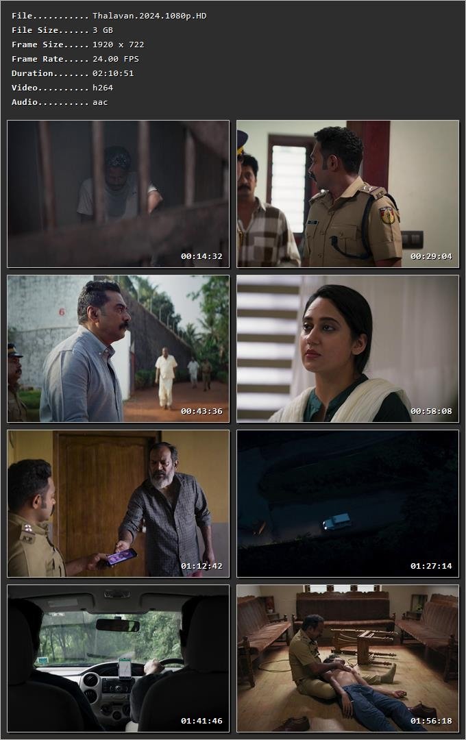 Thalavan 2024 [Hindi + Malayalam] HDRip 720p – 480p – 1080p