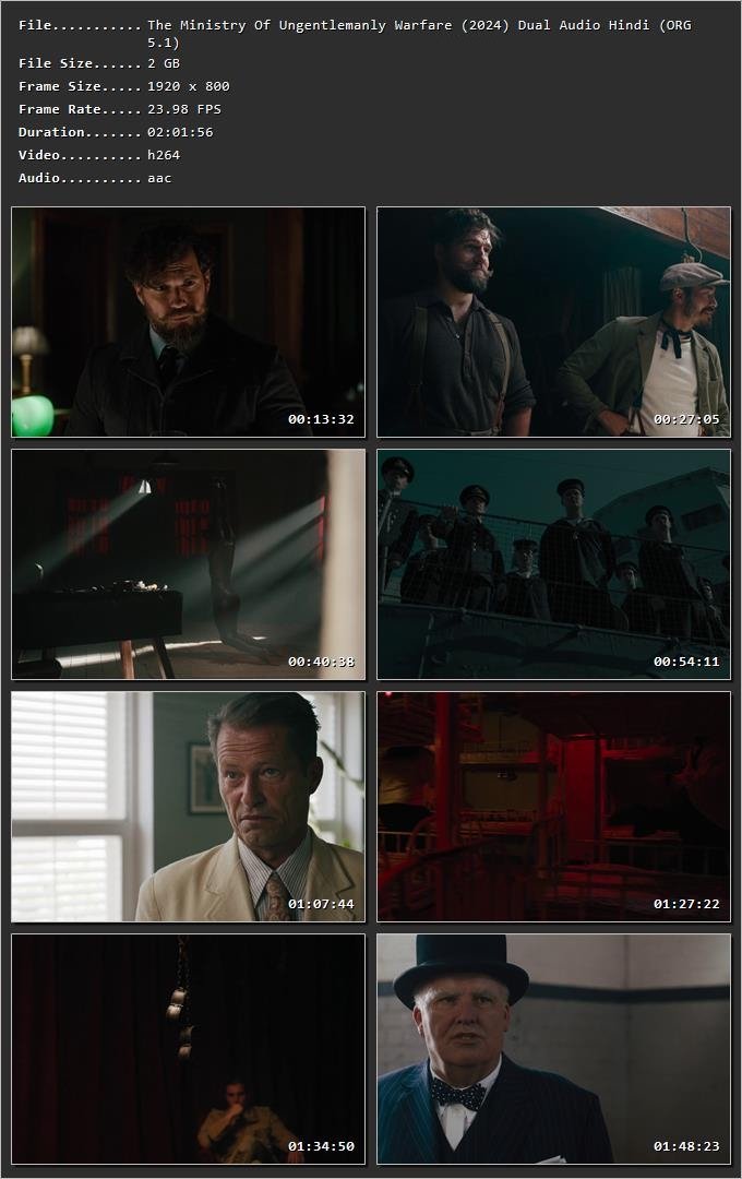 The Ministry of Ungentlemanly Warfare 2024 Hindi Dual Audio HDRip 1080p – 720p – 480p