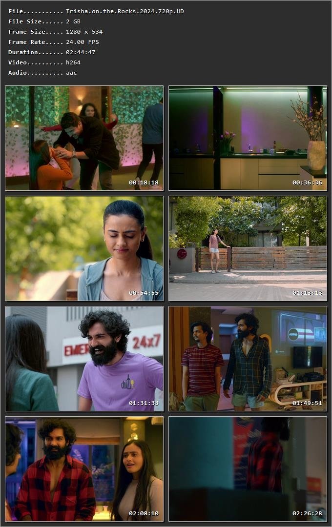 Trisha On The Rocks (2024) Hindi Dual Audio HDRip 1080p – 720p – 480p