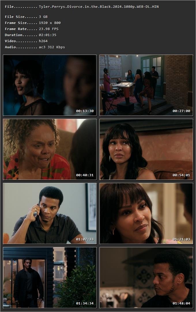 Tyler Perry’s Divorce in the Black (2024) Hindi Dual Audio HDRip 1080p – 720p – 480p