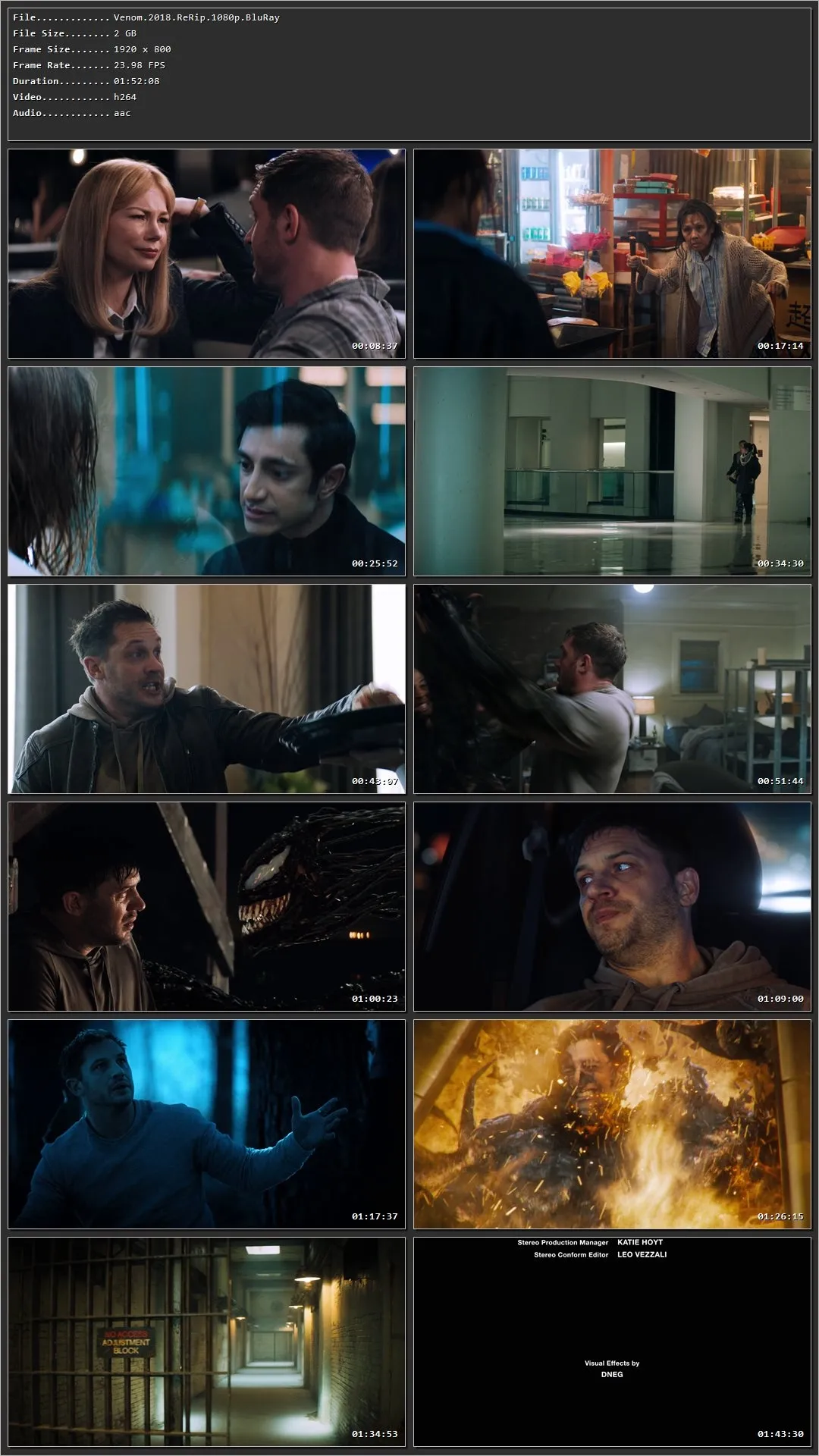 Venom (2018) Dual Audio Hindi (Original) BluRay 720p – 480p – 1080p